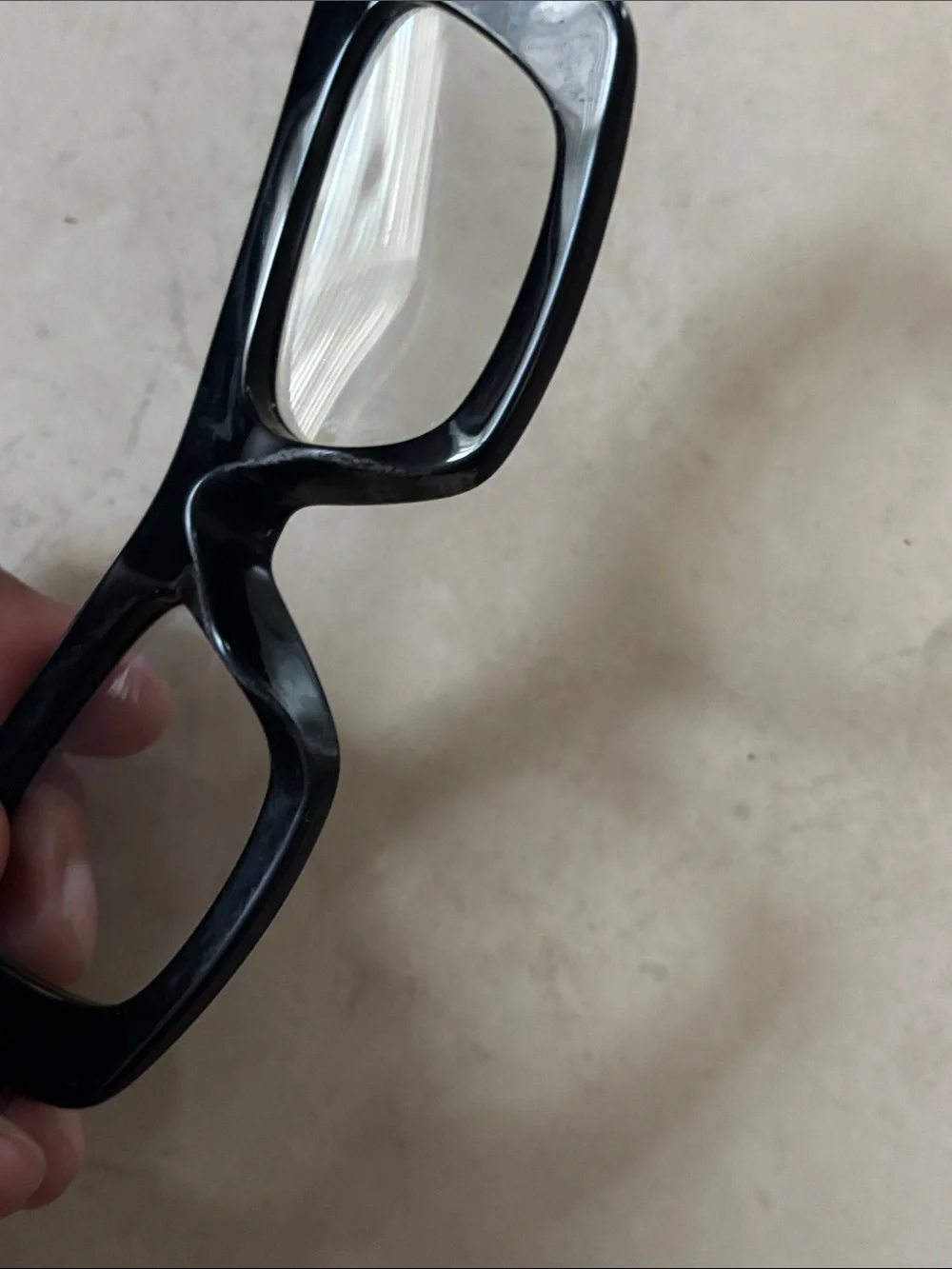 Prada Glossy Black Cat-Eye Sunglasses